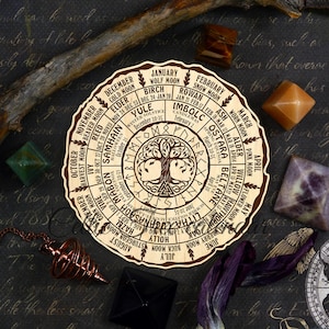 Celtic Tree Calendar SVG Tree of Life Wheel of the Year SVG - Etsy UK