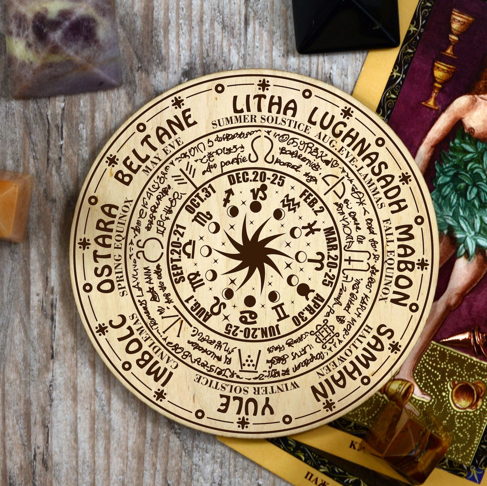 Southern Hemisphere Pagan Calendar SVG Wheel of the Year SVG Etsy UK