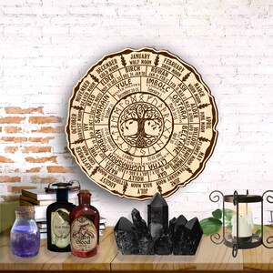 Celtic Tree Calendar SVG Tree of Life Wheel of the Year SVG - Etsy UK