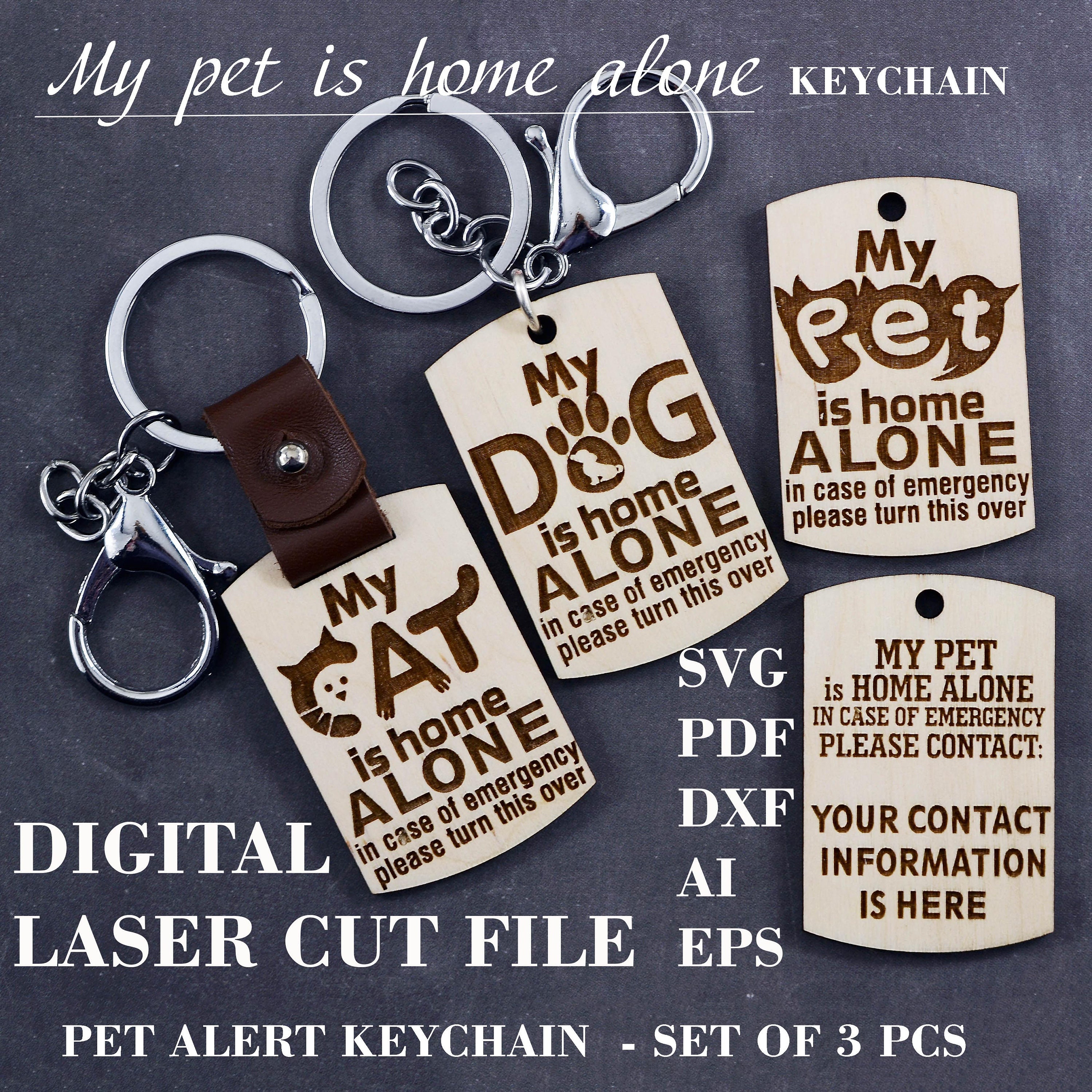 Checkered Dog Key Chain/ Personalised Keychain/ Scotty Dog Bag 