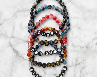 Pulsera tipo bandeau • Personalizable • Alt/Metal/Rock/Emo