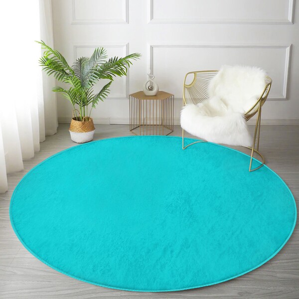 Turquoise Rug Etsy