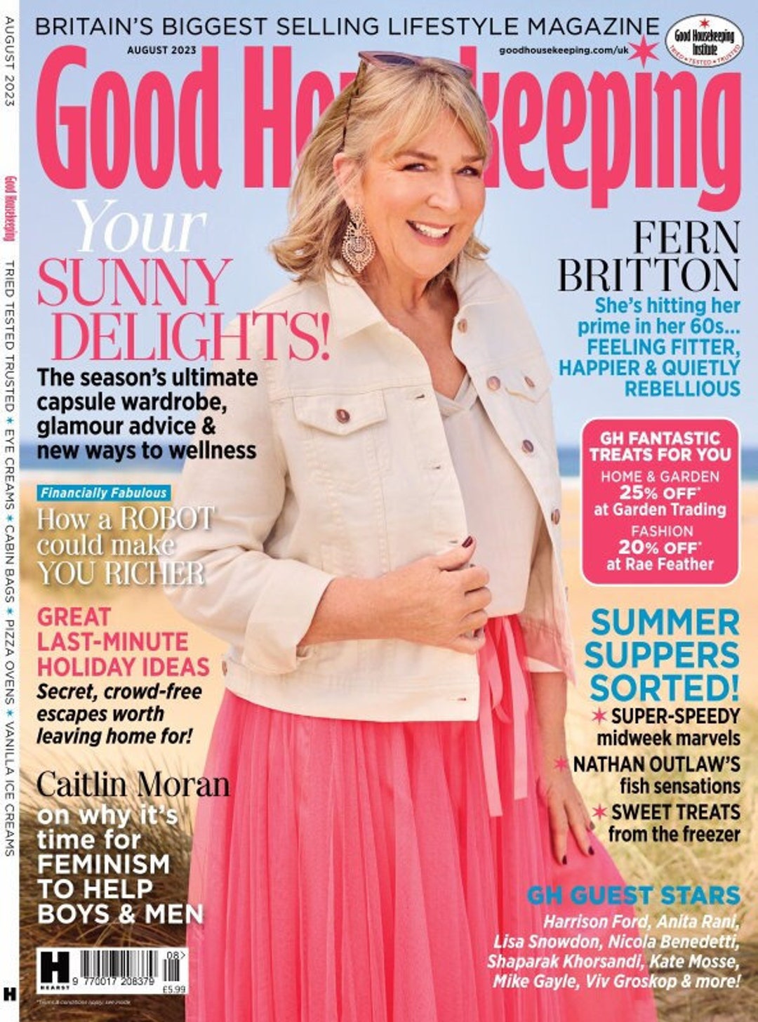 Good Housekeeping UK August 2023 Your Sunny Delights Etsy