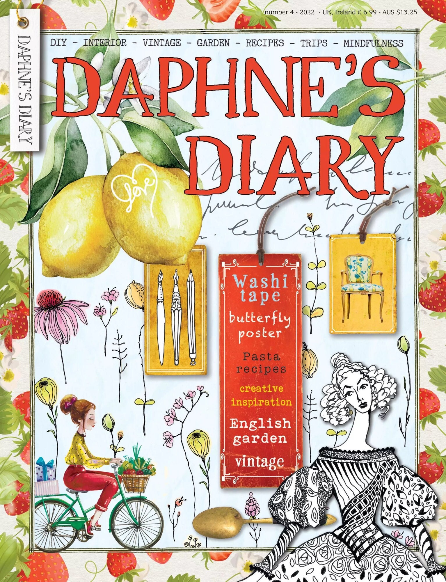 Daphnes Diary English Edition Issue 04, 2022 Washi Tape Downloadable  Magazine Service 