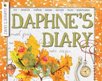 Daphne’s Diary English Edition – Issue 07, 2023 – Stickers, VINTAGE, Createive Inspiration – Downloadable Magazine Service