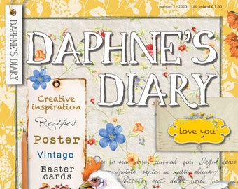 Daphne’s Diary, englische Ausgabe – Ausgabe 02, 2023 – kreative Inspiration – herunterladbarer Zeitschriftenservice