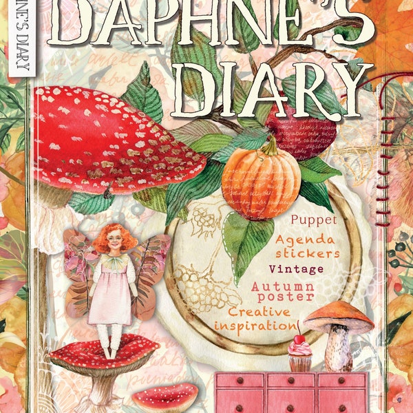 Diario de Daphne Edición en inglés – Número 07, 2022 – Marioneta, pegatinas de agenda – Servicio de revista descargable