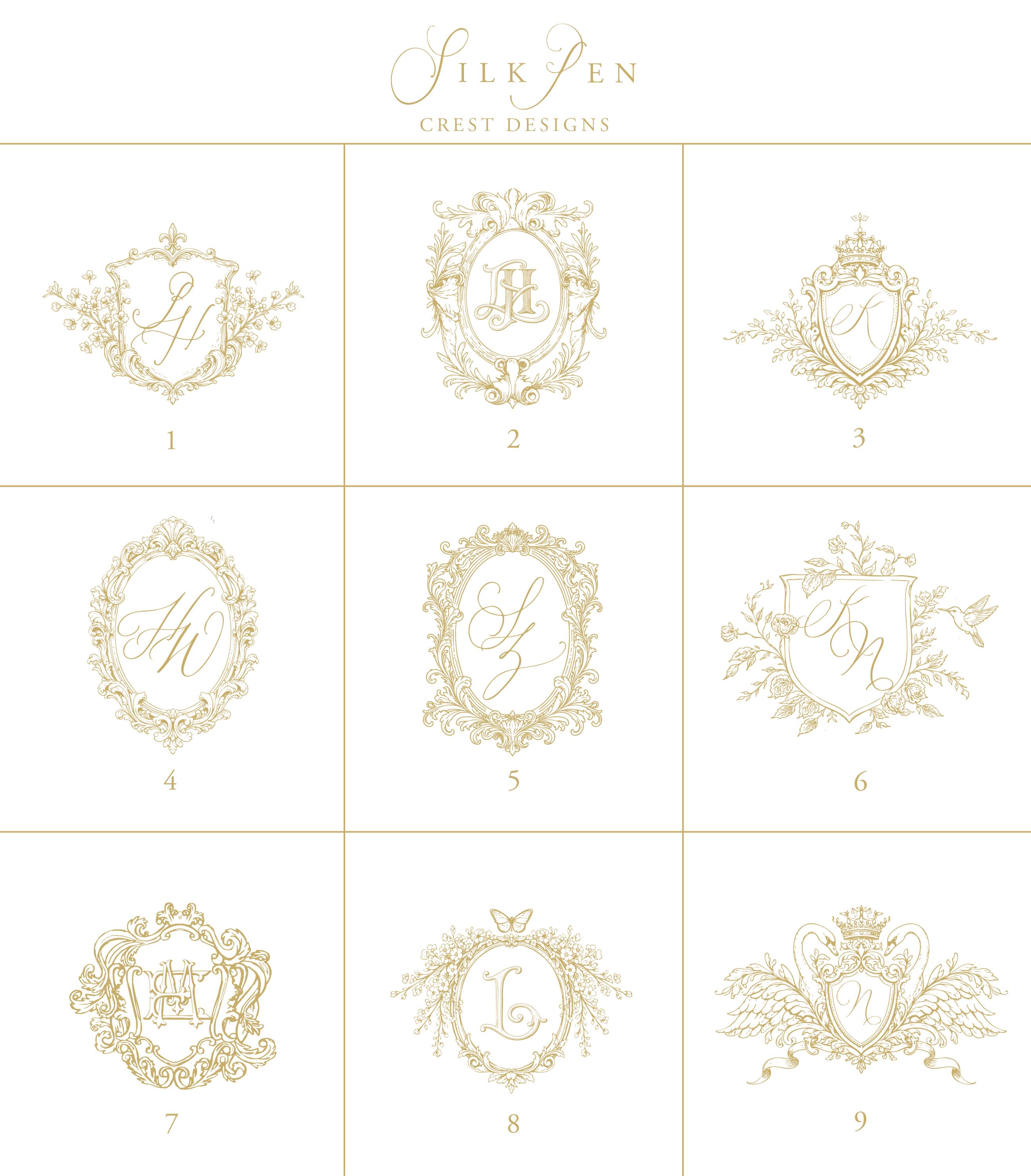 Custom Crest Wedding Invitation | Hand-drawn Venue Illustration ...