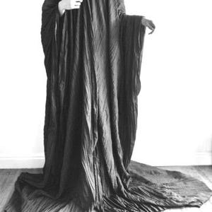 Túnica inspirada en Voldemort, disfraz de algodón arrugado, cosplay hecho a mano