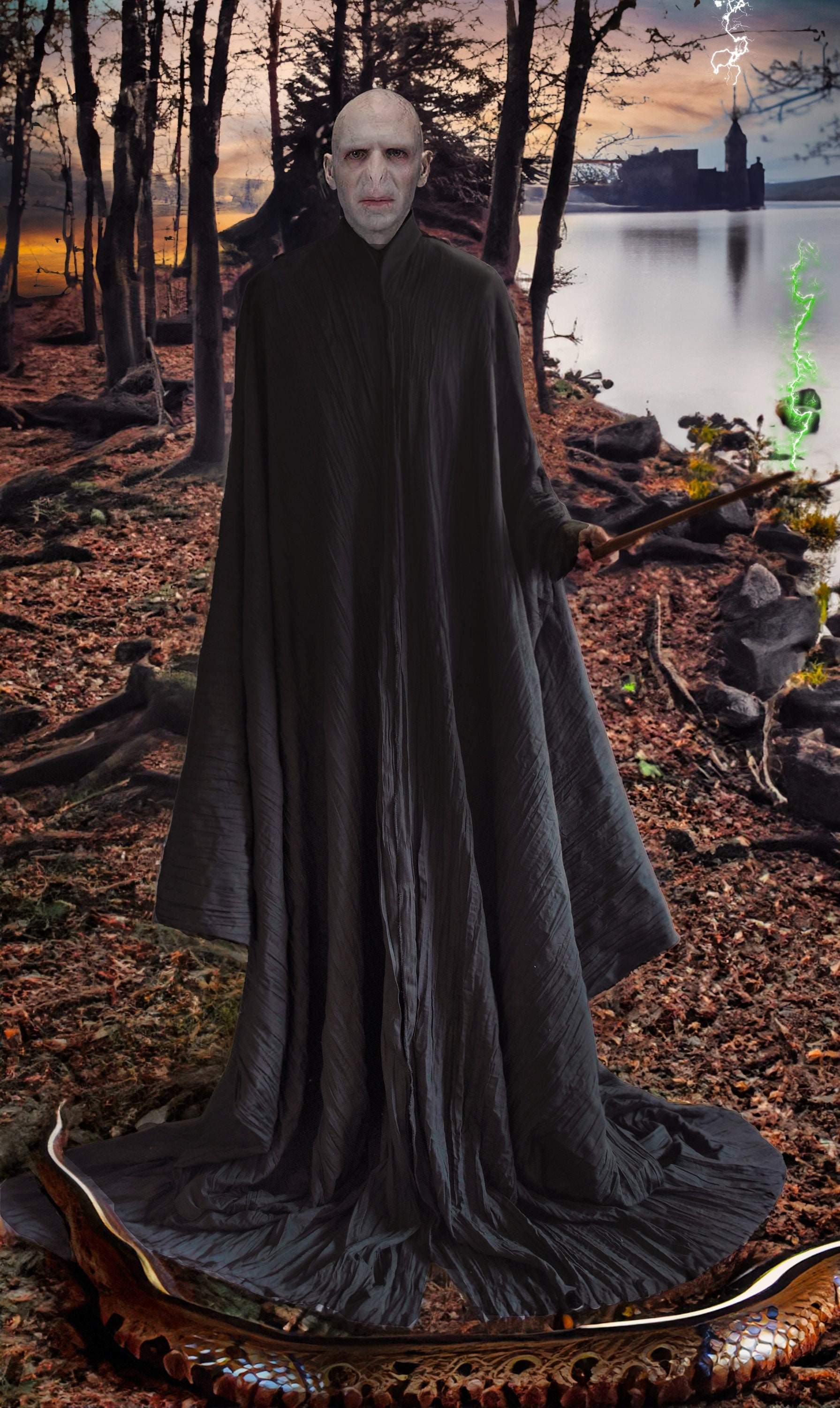 Girls Women Slytherin Ravenclaw Robe Cloak Wizard House Potters Costume  Magic School Scarf Tie Wand Halloween Costumm Configure. - AliExpress