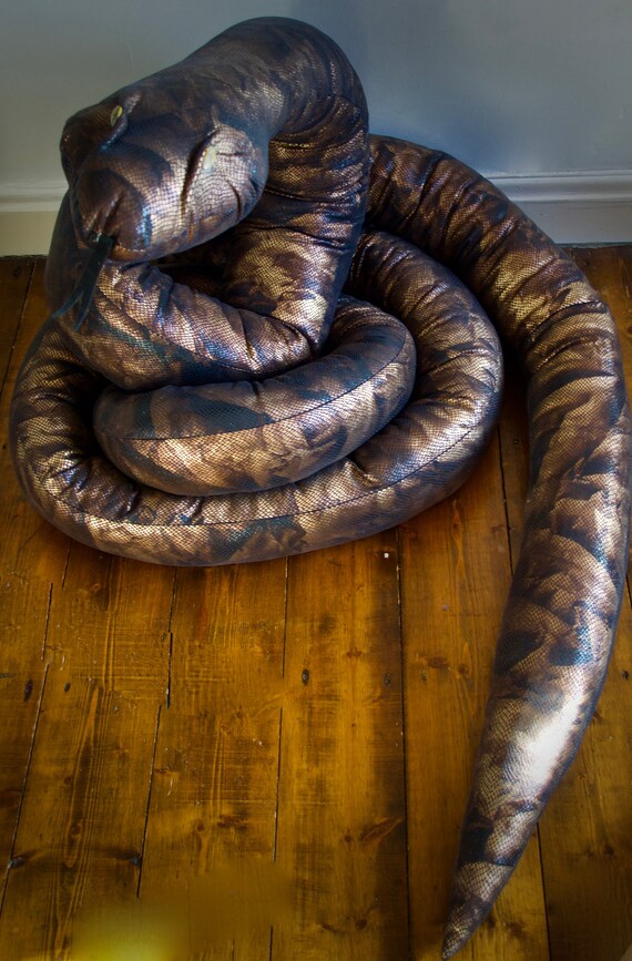 Nagini City Sex Videos - Halloween Stuffed Snake Super Long Approx 10ft Nagini Harry - Etsy