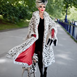 Dalmatian Fur Coat - Etsy