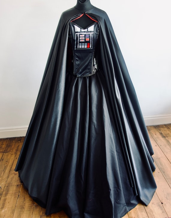 Térmico comer imán Halloween Darth Vader Disfraz de mujer Corsé falda y capa - Etsy España