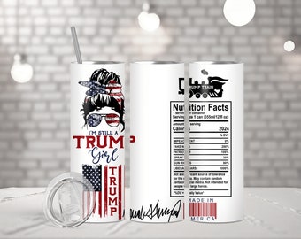 Emballage pour gobelet Trump Girl - Président 2024