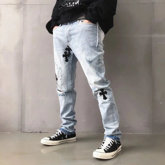 mnml chrome hearts pants