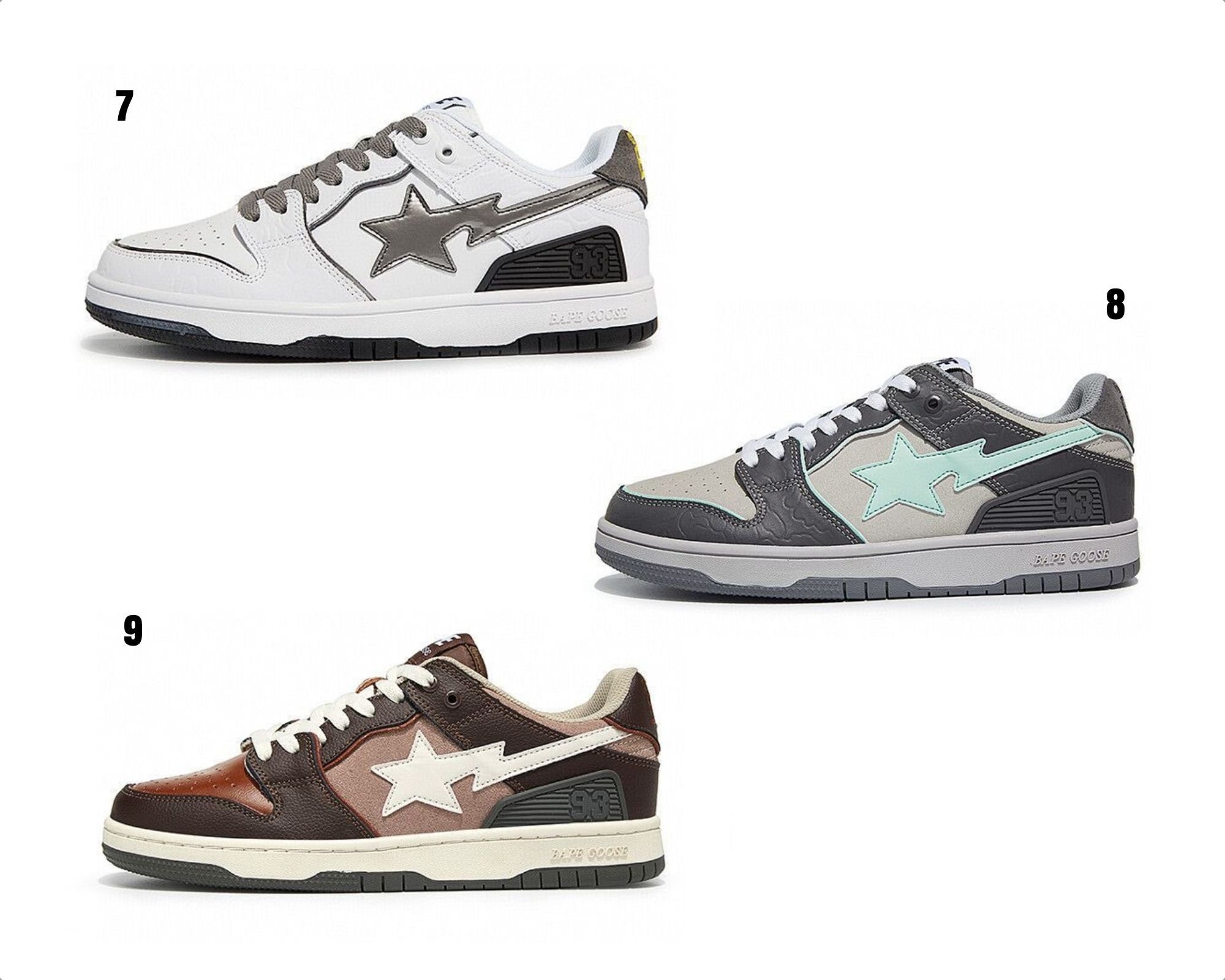 Bape Shoes Colorful Brand Sneaker A Bathing Ape Lace up Etsy UK