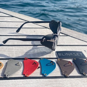 Blinkset universal side shields for sunglasses Glacier style