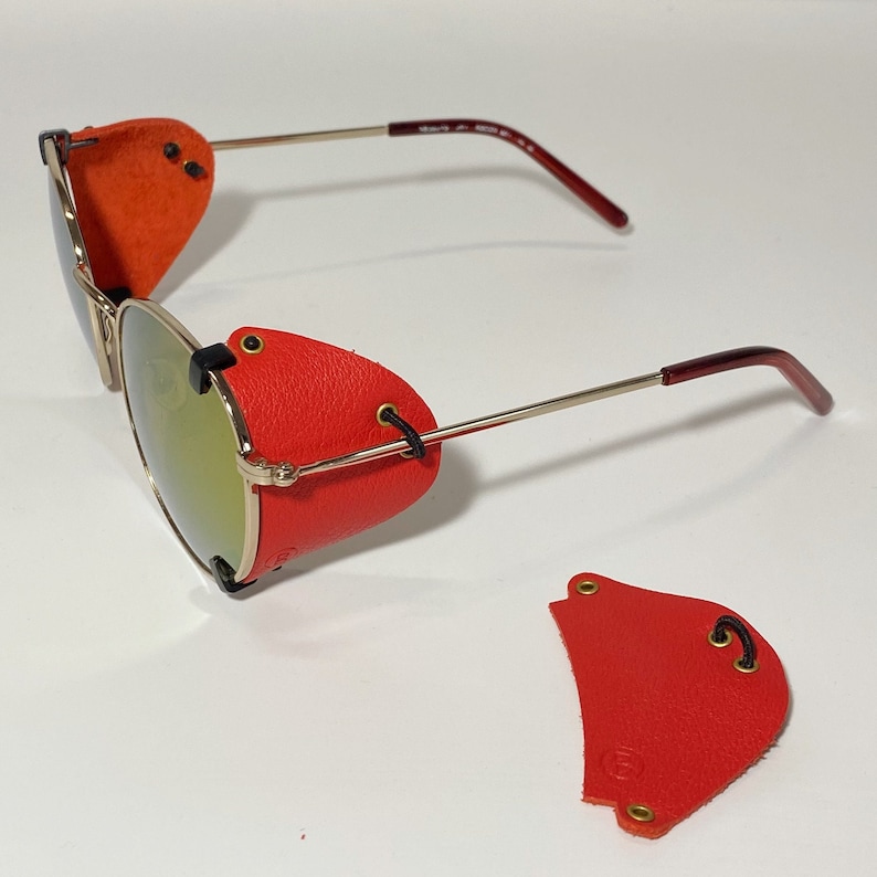 Blinkset universal side shields for sunglasses Glacier style Red