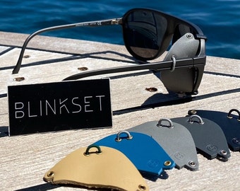 Blinkset side shields for sunglasses glacier style