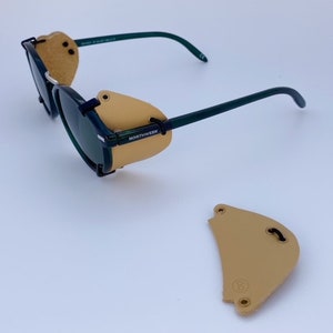 Protezioni laterali Blinkset per occhiali da sole stile ghiacciaio Beige