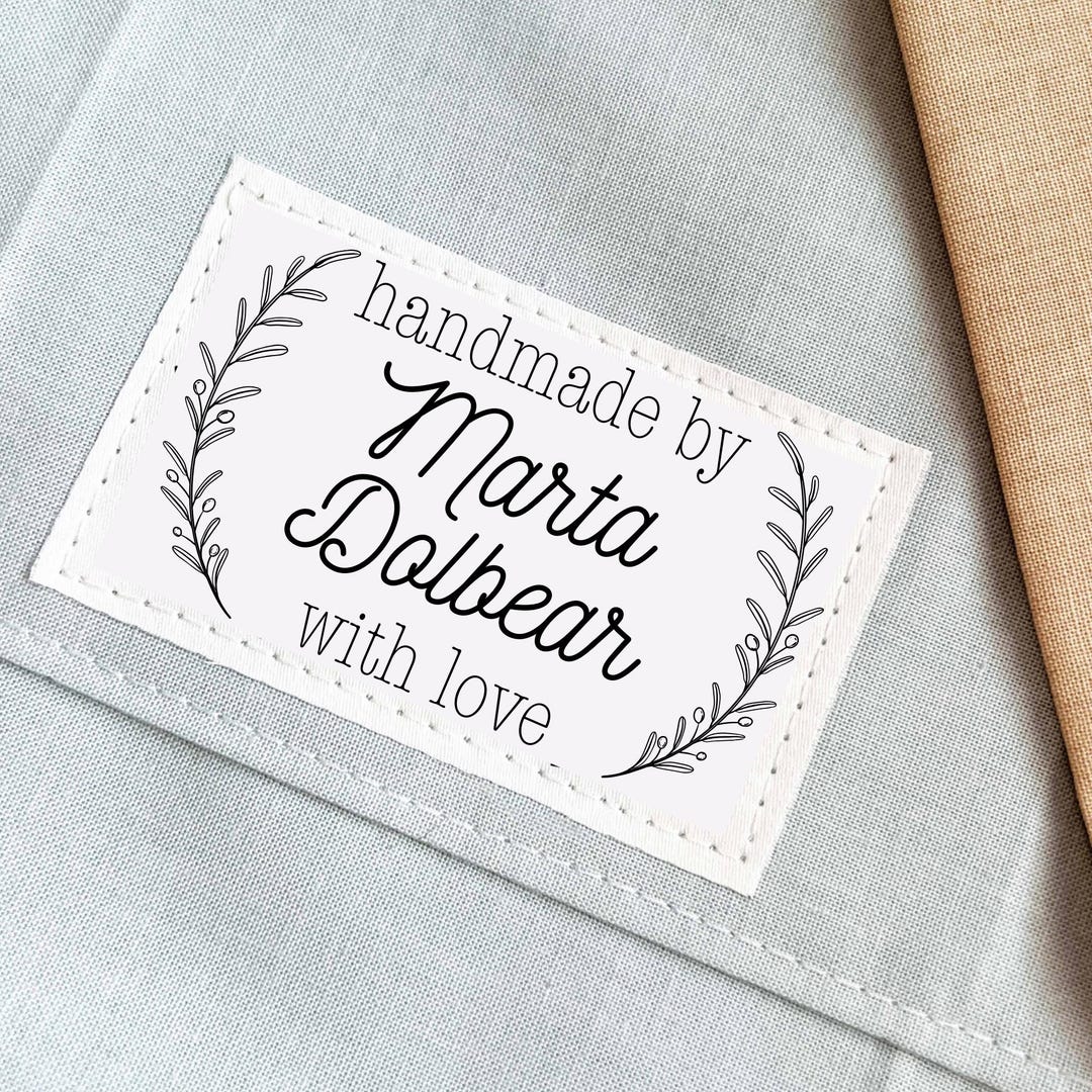 Custom Labels for Hand Made Treasures, Labeled With Love, Crochet ...