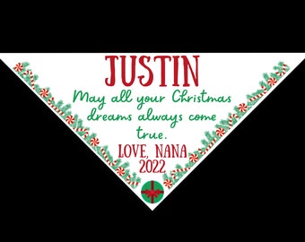 Christmas Dreams Quilt Label