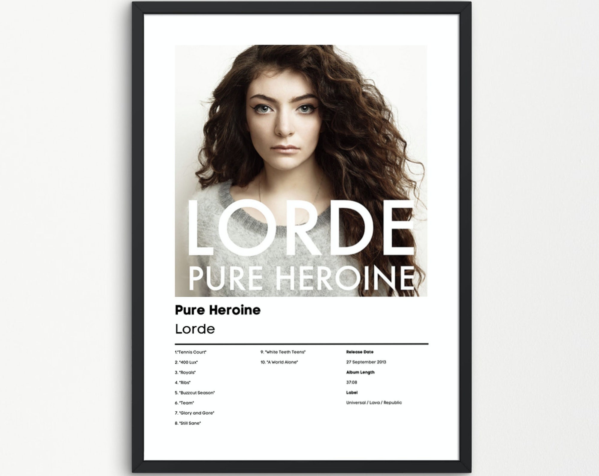 Lorde Album Cover Team