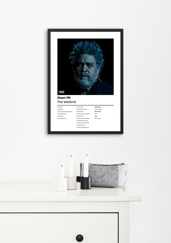 The Weeknd Dawn FM Fan Art Album Cover