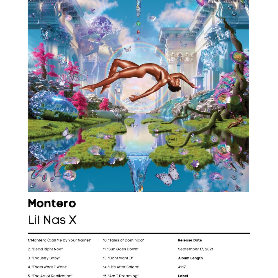 lil nas x montero cd for sale