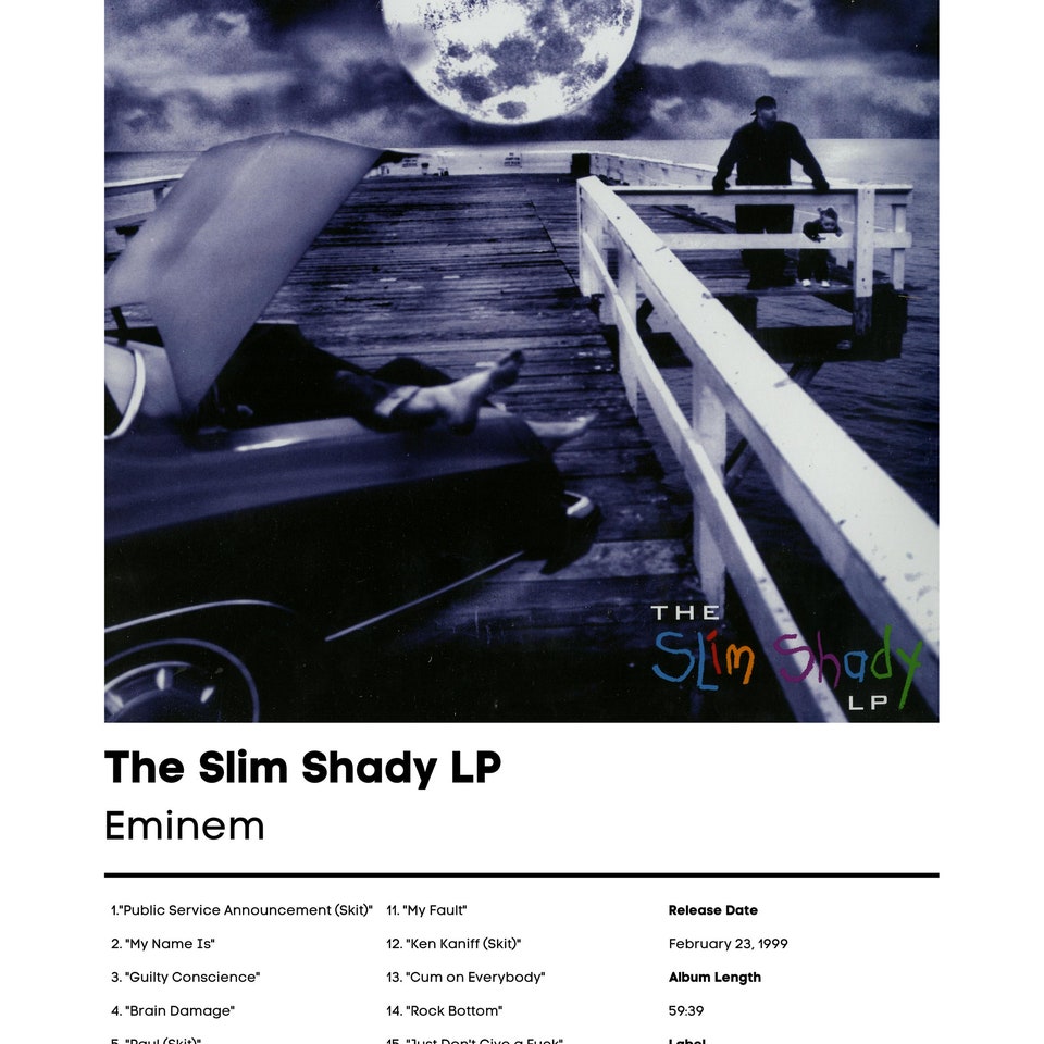Eminem The Slim Shady Ep Album Cover