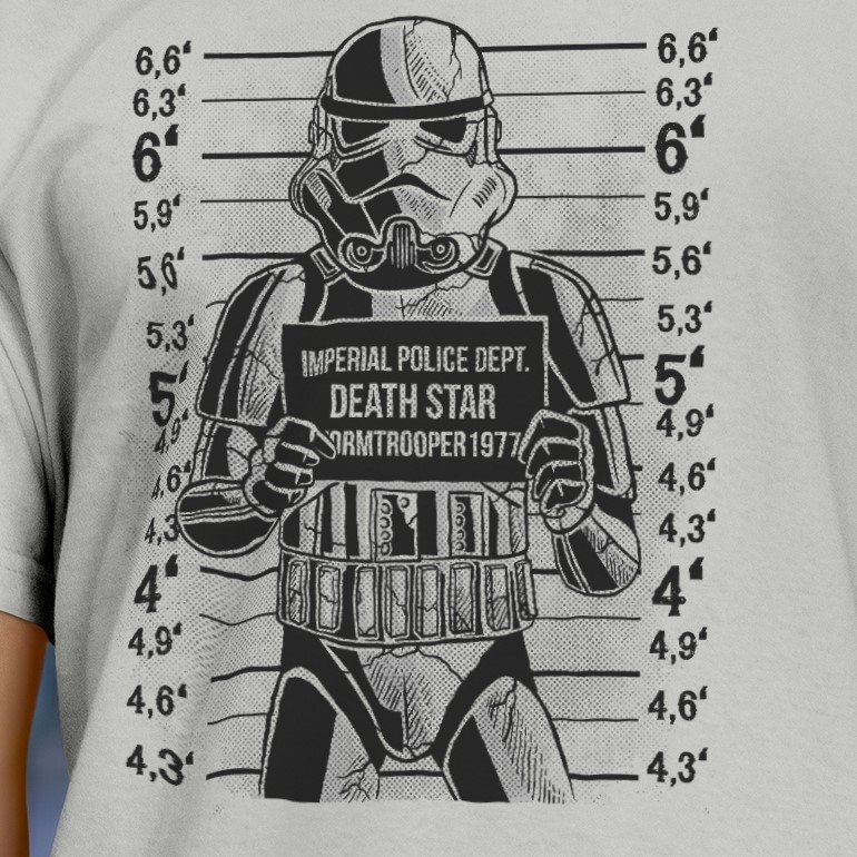 Discover Stormtrooper Mugshot Soft Bella + Canvas T-Shirt