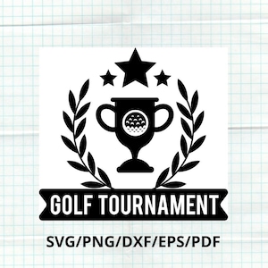 Golftoernooi, golftoernooi SVG, Masters Golf Svg, Instant Download voor commercieel zakelijk gebruik