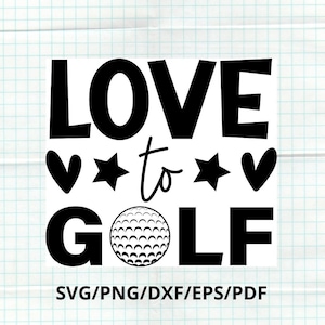 ゴルフ SVG - ゴルフ好き - 父の日ギフト - ゴルフ SVG ファイル