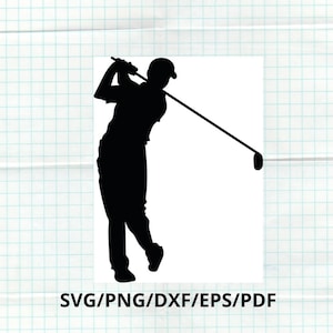 Balle de golf Svg | Silhouette de golfeur | Silhouette de golfeur | Vecteur De Golf | Ensemble SVG Golf | Svg monogramme de golf | Fichiers de découpe pour le golf