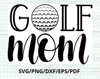 Golf Mom Svg Png Dxf Eps Pdf Design, Pliki do cięcia dla kobiet grających w golfa, Projekt damskiej koszulki golfowej, Sublimacja dla mamy grającej w golfa, Naklejka dla mamy grającej w golfa