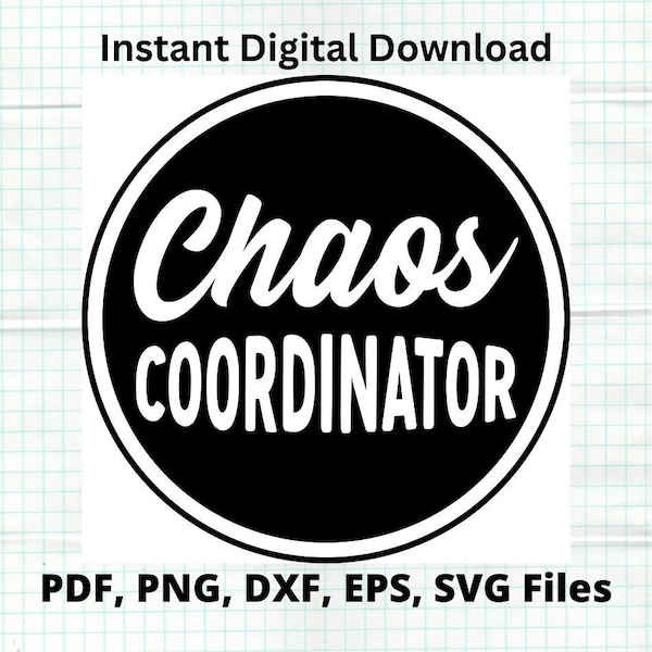 Chaos Coordinator Sublimation, Chaos Coordinator Tumbler Png, Chaos Coordinator Teacher, Chaos Coordinator Tumbler Design