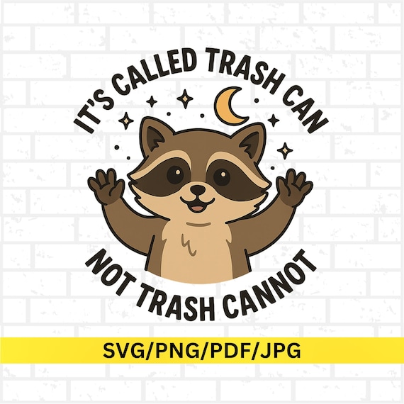 Trash Raccoon Png, Trash Panda Png, Funny Raccoon Png, Raccoon Illustration, Cute Raccoon Meme