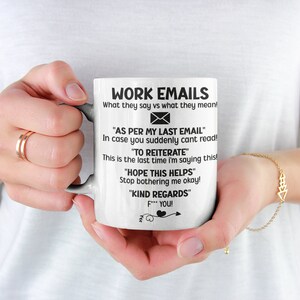 Funny Work SVG, Office Humor SVG, Email Reminder SVG, Quirky Office Gag Gift, Workplace Humor Art image 2