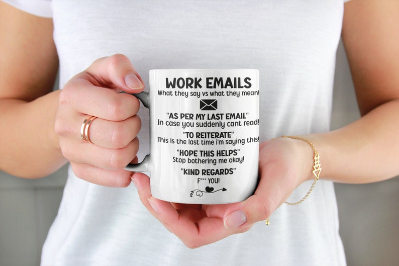 Funny Work SVG, Office Humor SVG, Email Reminder SVG, Quirky Office Gag Gift, Workplace Humor Art image 2