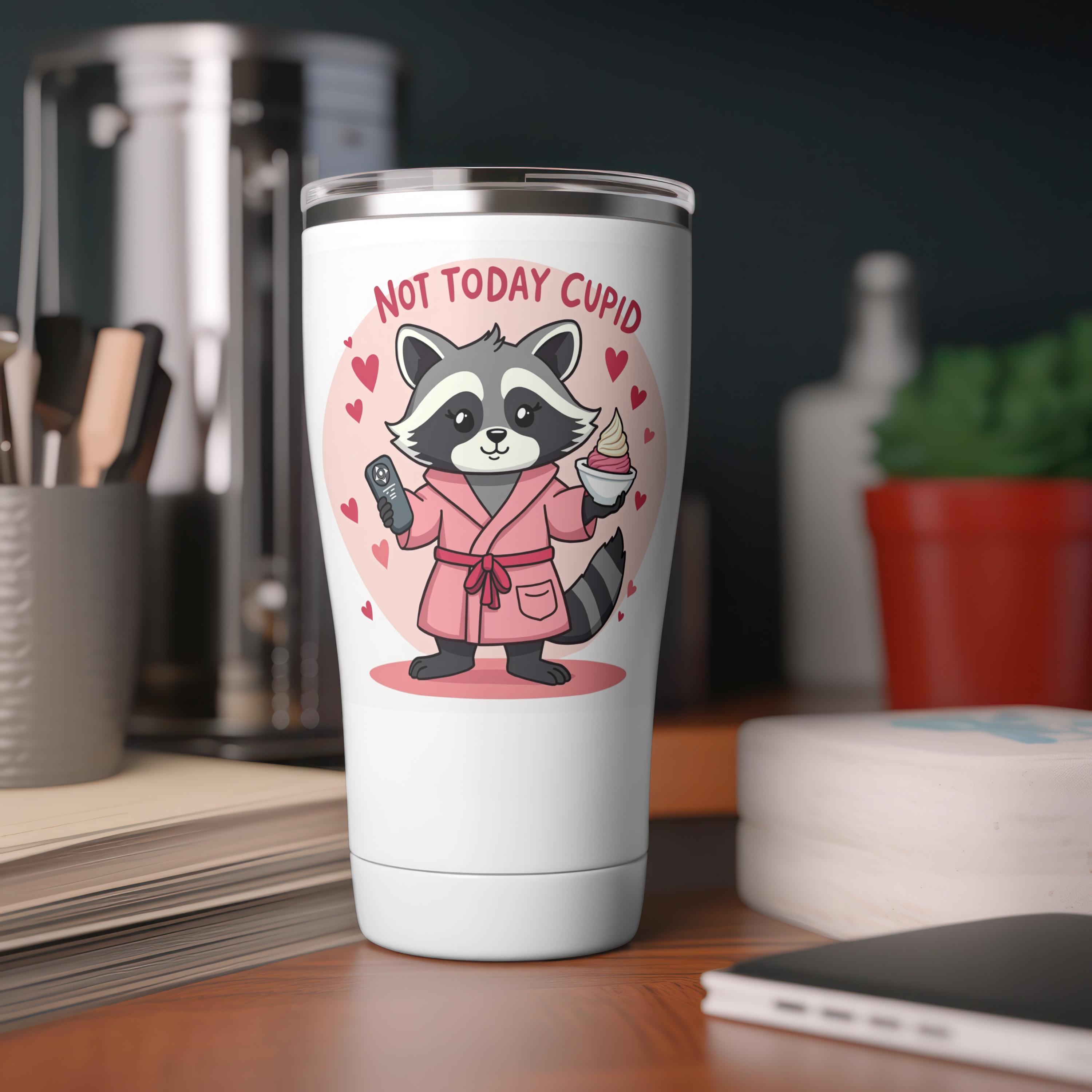 Cupid Raccoon Not Today Cupid Raccoon SVG, Anti Valentine Funny Raccoon Png ...