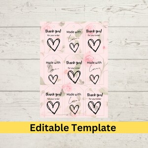 canva-sjabloon bedankkaartje, canva zakelijk bedankkaartje