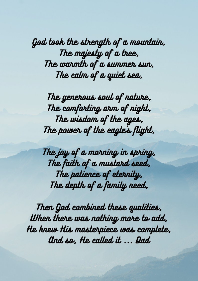 What Makes A Dad Poem Printable Etsy what-makes-a-dad-poem-printable-etsy