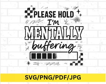 Funny Mental Health SVG, Burnout Humor Quote, Neurodiversity Svg for Shirts, Gen Z Sarcastic Clipart