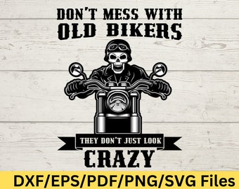 Biker Sublimation PNG SVG, Biker Skull Quotes Tumbler PNG Shirt Design, Dark Humor Biker Png