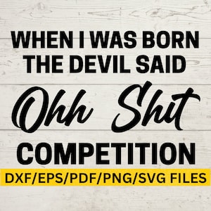 De duivel zegt onzin, dat soort vrouw, grappige svg png, Snarky svg png, sarcastische svg png, trending png svg,