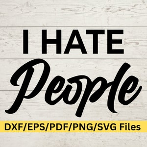 Antisocial Club Svg, I Hate People Quote Digital Download, Snarky Sayings Svg for Shirts, Decals, Sublimation, Anti-Social Humor Png image 1