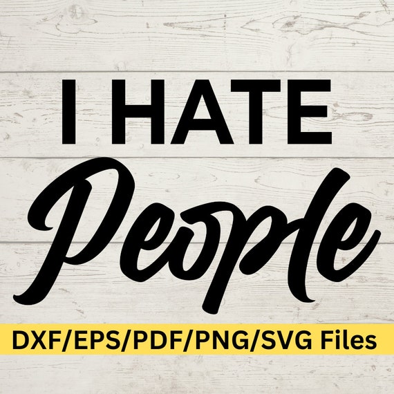 Antisocial Club Svg, I Hate People Quote Digital Download, Snarky Sayings Svg for Shirts, Decals, Sublimation, Anti-Social Humor Png