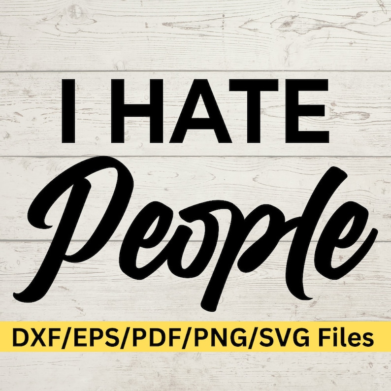 Antisocial Club Svg, I Hate People Quote Digital Download, Snarky Sayings Svg for Shirts, Decals, Sublimation, Anti-Social Humor Png image 1
