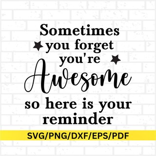 Targa Acrilica Ispirazionale 'Sometimes You Forget You're Awesome So This Is Your Reminder' – Regalo Motivazionale Per Donne E Ragazze, A Forma Di Cuore, Decorazione Scrivania