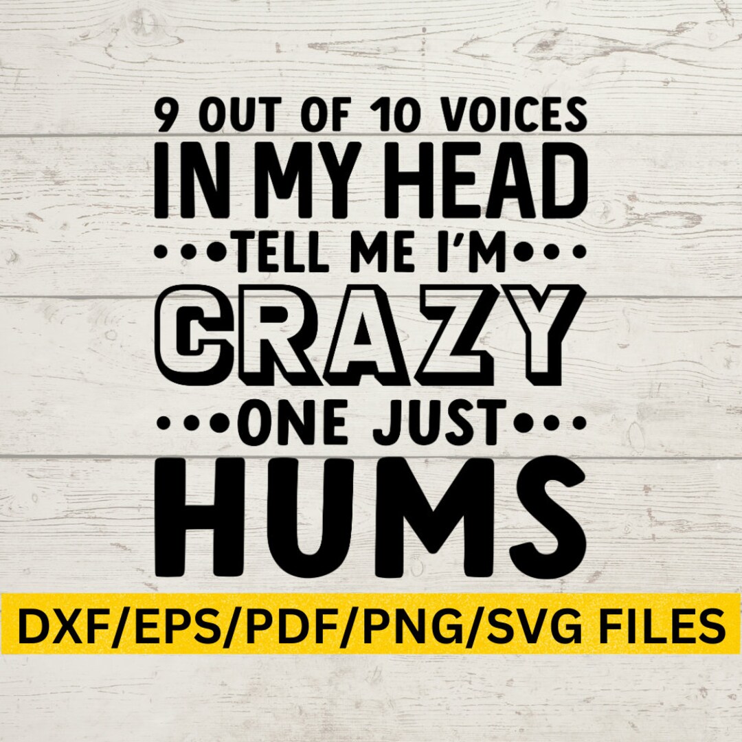 Voices in My Head Png Funny Mental Health Svg Psychiatric Humor - Etsy